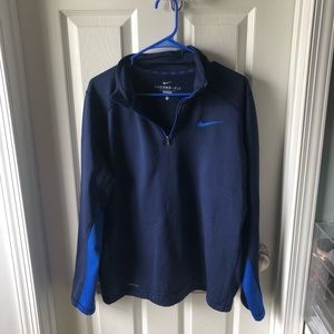 Mens Large Nike Thermafit 1/4 zip Pullover. Great condition. Smoke free home.